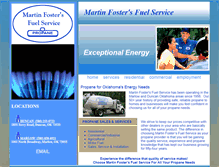 Tablet Screenshot of martinfostersfuelservice.com